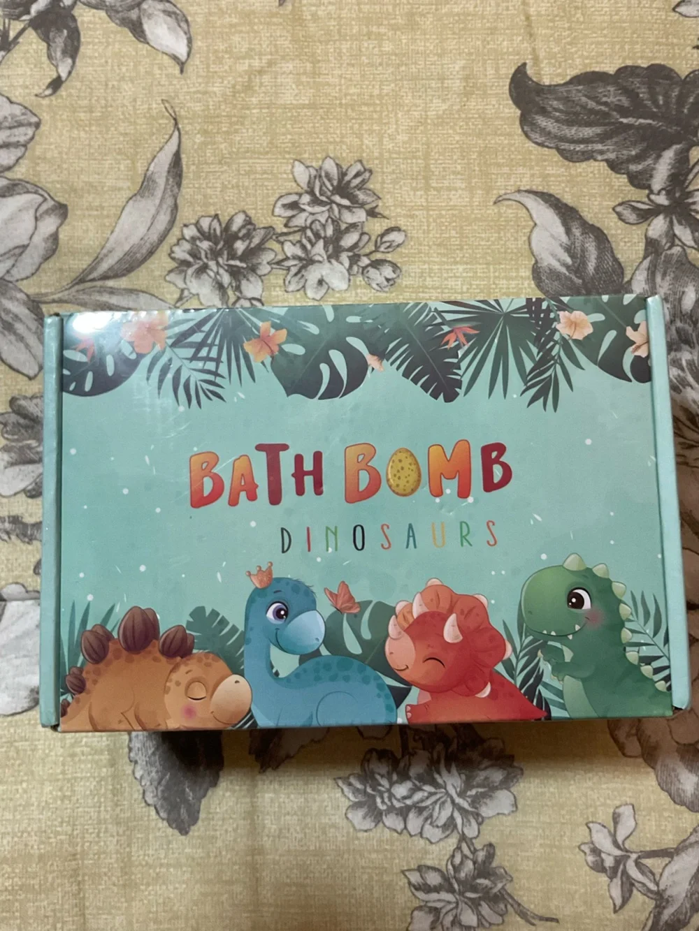 Bath Bomb Dinosaurs - Teal Kids Bath Bomb Gift Set